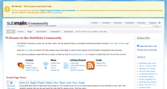 Desktop Screenshot of community.submain.com