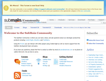 Tablet Screenshot of community.submain.com